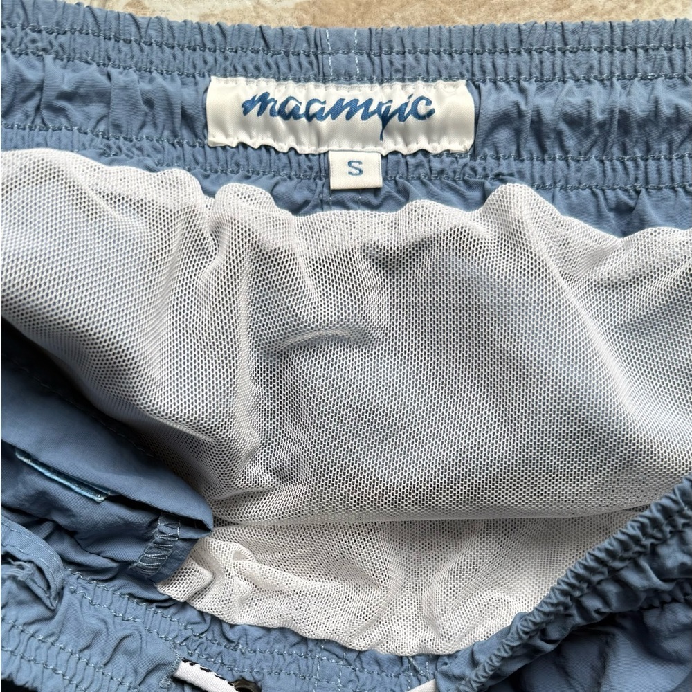 Maamgic Blue Swim Shorts with Drawstring - Picture 5 of 5